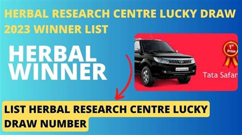 herbal ayurveda lucky draw winner list|Herbal Lucky Draw .